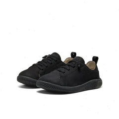 Little Kids' KNX Leather Sneaker | Triple Black