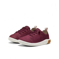 Little Kids' KNX Leather Sneaker | Fig/Star White