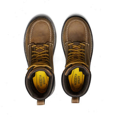 Men's Cincinnati 8" Waterproof 90° Heel Boot (Carbon Toe) | Belgian/Sandshell