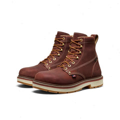 Men's Liberty 6" Waterproof 90° Heel Boot (Soft Toe) | Bombay Brown/Gum