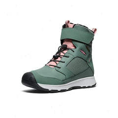 Big Kids' Skua Waterproof Winter Boot | Dark Forest/Rose Elegance