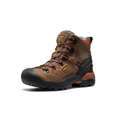 Men's Pittsburgh Energy 6" Waterproof Boot (Soft Toe) | Cascade Brown/Black