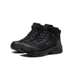 Men's Skokie Waterproof Work Boot (Soft Toe) | Black/Black