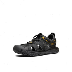 Men's SOLR Sandal | Black/Gold