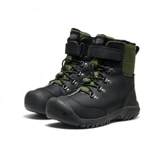 Big Kids' Kanibou Waterproof Winter Boot | Black/Bronze Green