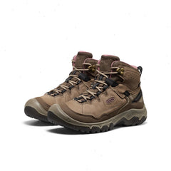 Women's Targhee IV Wide Waterproof Hiking Boot | Brindle/Nostalgia Rose