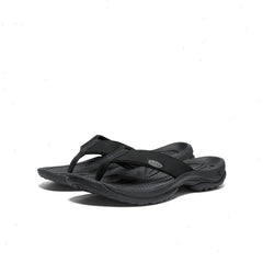 Women's Kona Leather Flip-Flop | Black/Vapor