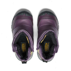 Little Kids' Puffrider Waterproof Winter Boot | Black Plum/Daiquiri Green