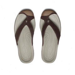 Men's Waimea Leather Flip-Flop | Java/Plaza Taupe
