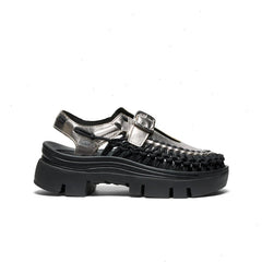 All Gender UNEEK PLT Mary Jane Sneaker | Silver/Black