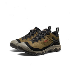 Men's Targhee IV Waterproof Hiking Shoe | Dark Olive/Gold Flame