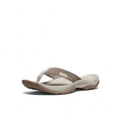 Women's Kona Leather Flip-Flop | Brindle/Silver Birch