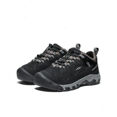 Big Kids' Targhee IV Waterproof Hiking Shoe | Black/Steel Grey