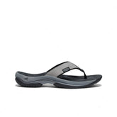 Men's Kona Leather Flip-Flop | Steel Grey/Black
