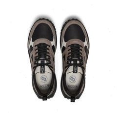 Men's KS86 Leather Sneaker | Black/Steel Grey