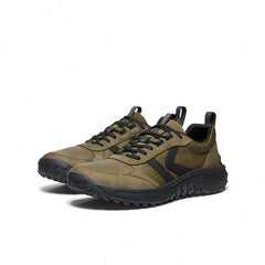 Men's KS86 Leather Sneaker | Dark Olive/Black
