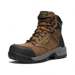 Women's Evanston 6" Waterproof Boot (Carbon Toe) | Bison/Black