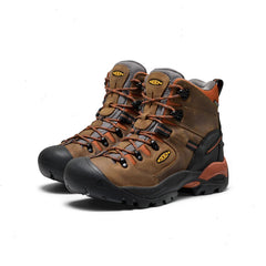 Men's Pittsburgh Energy 6" Waterproof Boot (Soft Toe) | Cascade Brown/Black