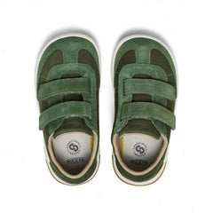 Little Kids' KNX T-Toe Sneaker | Bronze Green/Star White