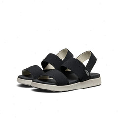 Women's Elle Backstrap Sandal Wide  |  Black