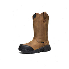 Women's Evanston Pull-On Waterproof Boot (Carbon Toe)  |  Bison/Black