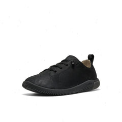 Big Kids' KNX Leather Sneaker  |  Triple Black