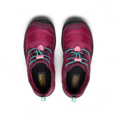 Big Kids' Howser II Waterproof Chukka  |  Beaujolais/Pool Blue