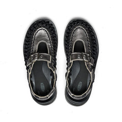 All Gender UNEEK PLT Mary Jane Sneaker  |  Silver/Black