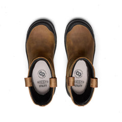 Women's Evanston Pull-On Waterproof Boot (Carbon Toe)  |  Bison/Black