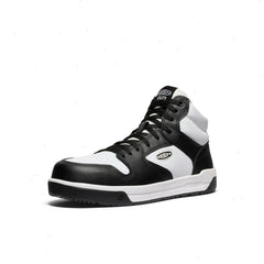 Men's Overton Mid Work Shoe (Carbon Toe)  |  Star White/Black