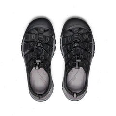 Men's Newport Leather Sandal  |  Black/Steel Grey