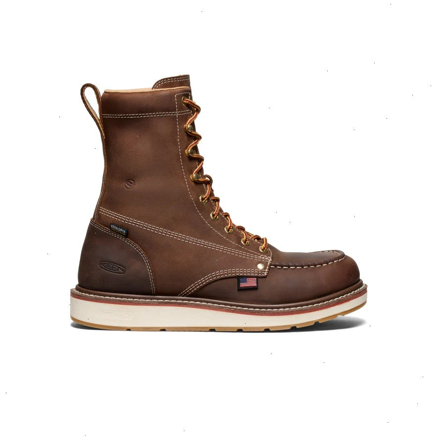 Men's Liberty 8" Waterproof Boot (Carbon Toe)  |  Chestnut/Gum