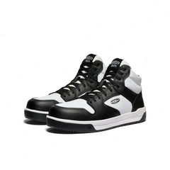 Men's Overton Mid Work Shoe (Carbon Toe)  |  Star White/Black