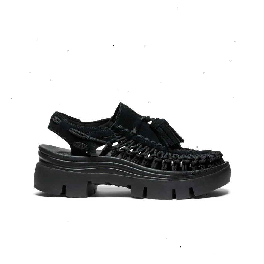 All Gender UNEEK PLT Tassel Sneaker  |  Black/Black