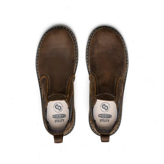 Men's San Jose Chelsea 90° Heel Boot (Aluminum Toe)  |  Cascade Brown/Gum