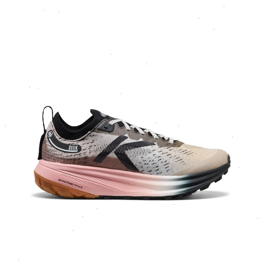 Men's Seek Trail Running Shoe  |  Black/Sunset Sand